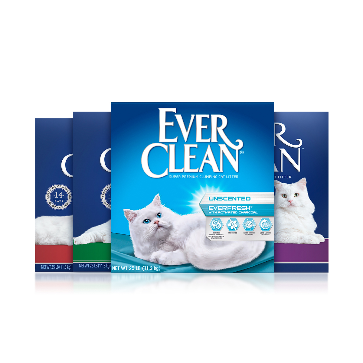 EverClean铂钻活X炭除臭膨润土矿石无尘猫砂可混合豆腐砂10kg+