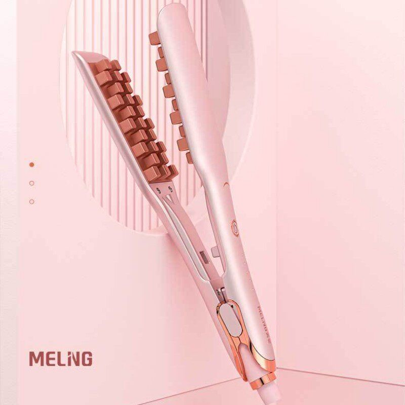 Meiling wave corn ironing splint fluffy hair root negative ion does not hurt hair low power corn whisker splint fluffer - Taobao