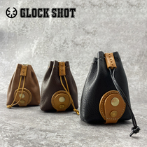 Slingshot Bag Waist Bag Work Strong Magnetic Marbles Pearl Bag Portable Bull Leather Bag Outdoor Pottery Balls Steel Ball Bag Pendant Pinball Bag Special