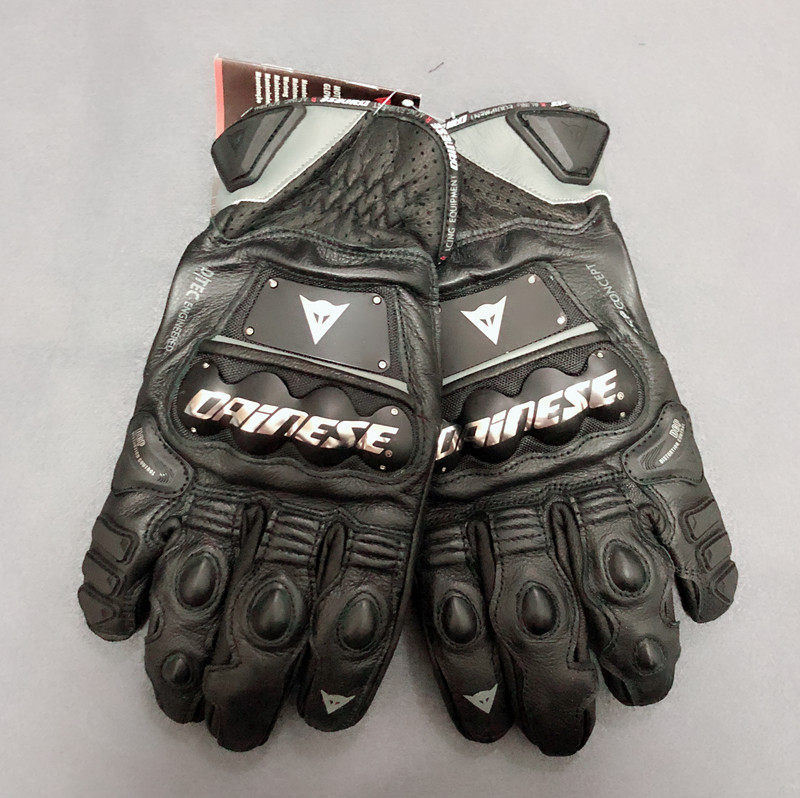 Dennis VR Rossi titanium alloy short leather gloves racing gloves motorcycle riding motorcycle four seasons gloves