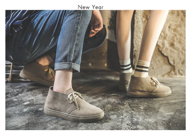 Thu đông Martin boots da nam retro giày cao cổ giày thể thao Phong cách Anh giúp các cặp đôi giản dị thời trang giày cao cổ - Giày ống