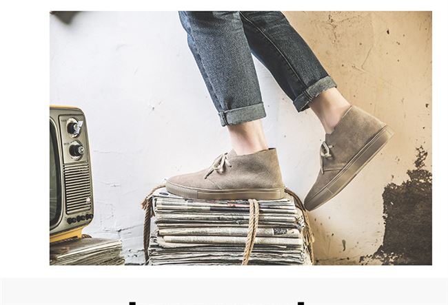 Thu đông Martin boots da nam retro giày cao cổ giày thể thao Phong cách Anh giúp các cặp đôi giản dị thời trang giày cao cổ - Giày ống