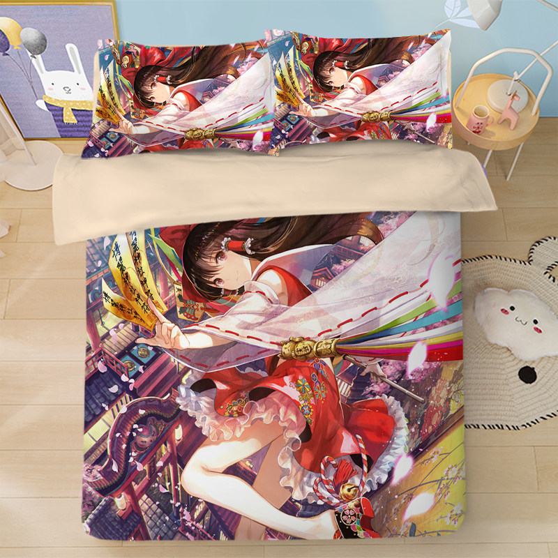 Oriental Fantasies home Four pieces of Boreling Dream Magic sand oriental project quilt cover bed sheet Dormitory Kit 