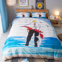Cartoon Cartoon Fire ninja Four sets of students Quilt Cover Dorm Room Dorm Room Three Sets of beds Bedroom Bedroom bedding