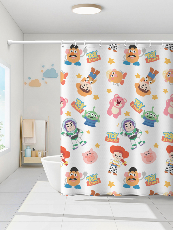 New Bathroom Products on the Market: High-Quality Waterproof Shower Curtain, Strawberry Bear Thickened Shower Cover, Bathroom Water-Blocking Partition for Toilet New Bathroom Products on the Market: High-Quality Waterproof Shower Curtain, Strawberry Bear Thickened Shower Cover, Bathroom Water-Blocking Partition for Toilet