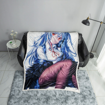 Secondary Meta Air Conditioning Blanket Cartoon Cartoon Cartoon Blankets Afternoon Nap Blanket Cover Leg Blanket Flannel Velvet suede Wind sofa with small blanket Summer