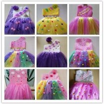 Color garbage bags handmade clothes garbage bags skirts color plastic bags making clothes handmade and convenient