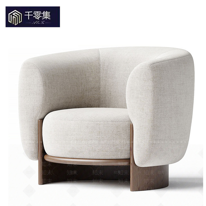 Modern Minimalist Single-Seat Sofa for Sales Offices, Reception, Negotiation, Leisure Seating, Model Room, Designer Sofa Chair Modern Minimalist Single-Seat Sofa for Sales Offices, Reception, Negotiation, Leisure Seating, Model Room, Designer Sofa Chair