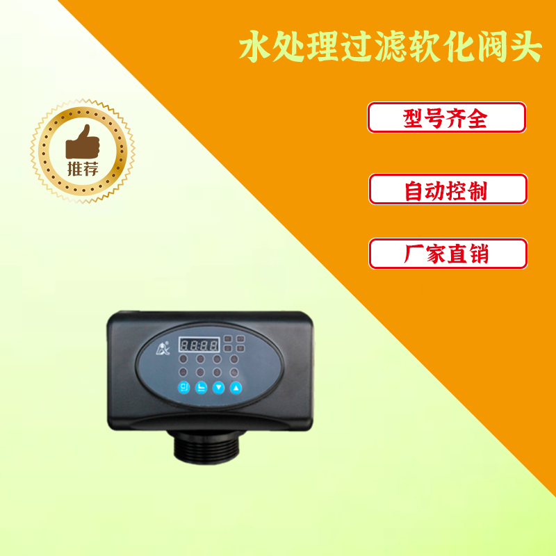 Runxin automatic valve head time flow type softened water multi-way control filter water treatment equipment head home