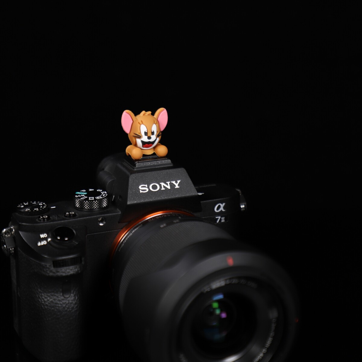 (YYF) Jerry Mouse Hot Boot Gay Creative Cubic Cartoon Photography Camera Decoration Dust cover Canon Fuji