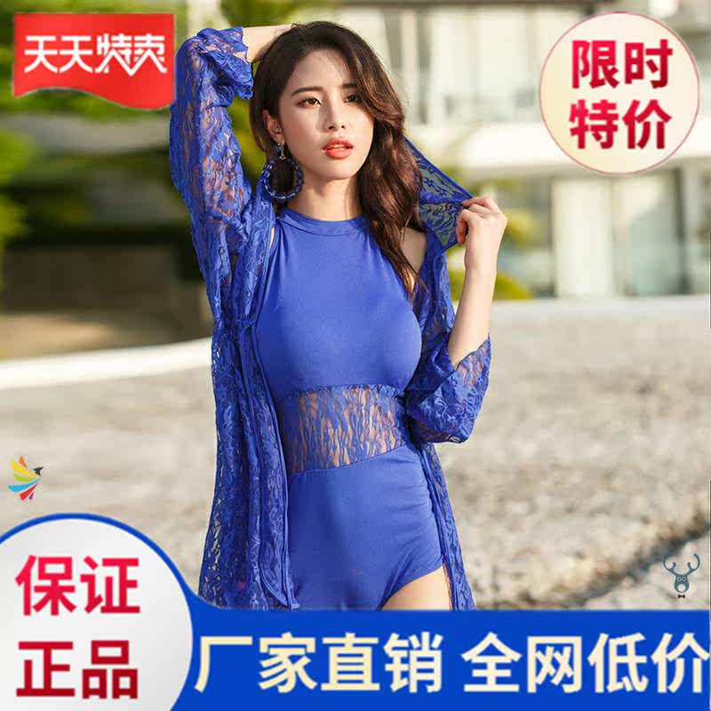 Korean version temperament retro swimsuit swimsuit suit female beach retro student swimsuit sweet