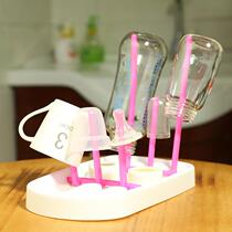 Creative foldable shrinkable baby bottle drain rack drying rack kitchen drain rack