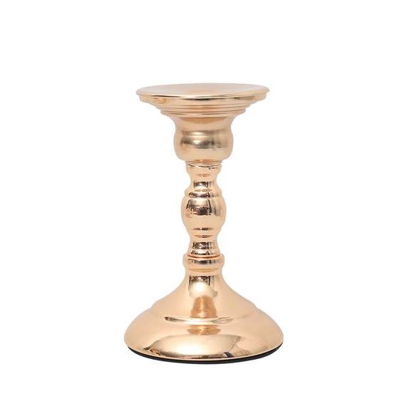 European golden candlestick, Western food, iron art, household candle holder, wedding decoration, modern home decoration, candlelight dinner lamp