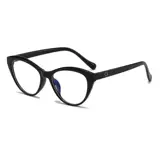 Очки «кошачий глаз» 2025 для женщин, высококачественные, в форме сердца, черная оправа, большая оправа, женщины могут быть оснащены оправами по рецепту для предотвращения