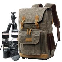 Backpack photography bag waterproof canvas men and women camera backpack liner outdoor SLR digital backpack