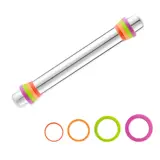 Бесшовное цельное 4-скоростное регулируемое силиконовое кольцо для раскатки лапши, скалка для лапши, набор подушечек для лапши, универсальная раскатка лапши, штифт для лапши