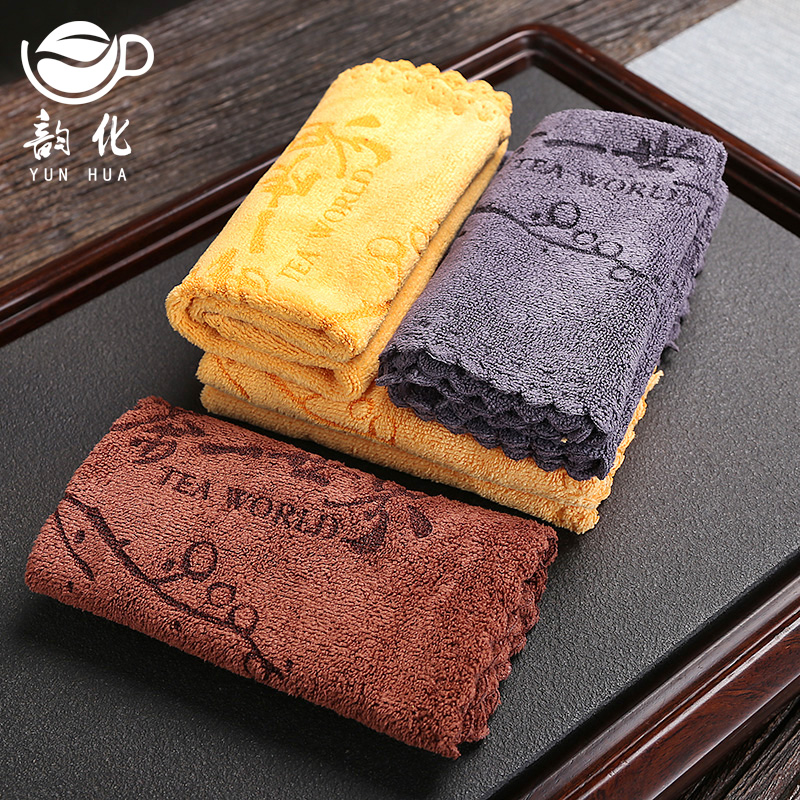 Thickened tea towels Absorbent Utipes tea with upscale tea cloth Tea Cloth Tea Table Rag Zen towels Towels Tea towels Tea Table Accessories-Taobao