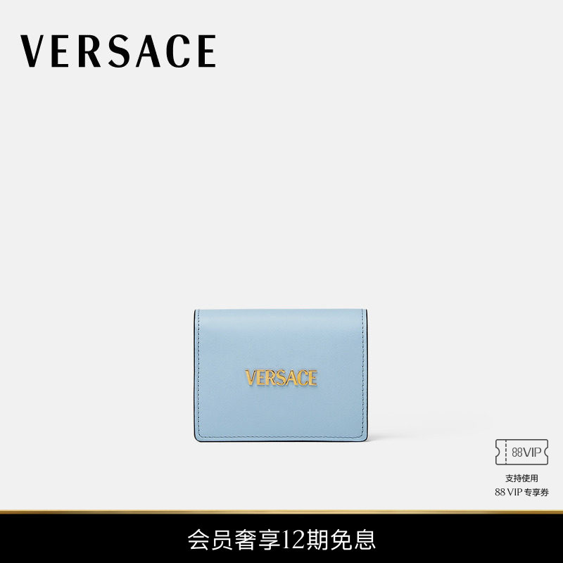 [New Product] Versace/Versace Women's Versace Tag Bifold Wallet