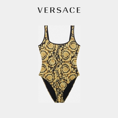 Трусы (停用)versace/范思哲barocco金色印花一体女士泳衣 )/BAROCCO