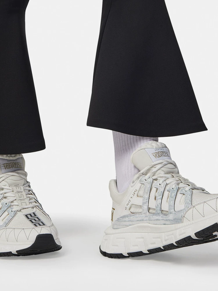 [В конце квартала] Versace/Fansu Couple Family Ladies Trigreca Fashion Dad Sports Shoes