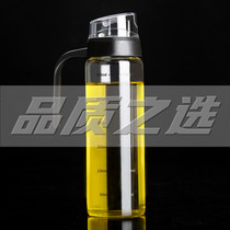 Automatic opening and closing oil pot high boron silicon glass oil bottle home kitchen not hanging oil with scale gravity sensing oil tank pot