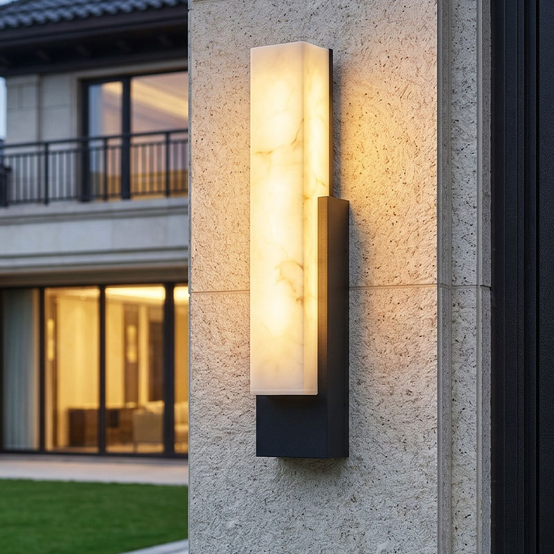 Marble Wall Lamp Outdoor Waterproof Courtyard Lighting Outdoor Terrace Exterior Wall Lamp Sensor Villa Door Side Wall Lamp Marble Wall Lamp Outdoor Waterproof Courtyard Lighting Outdoor Terrace Exterior Wall Lamp Sensor Villa Door Side Wall Lamp
