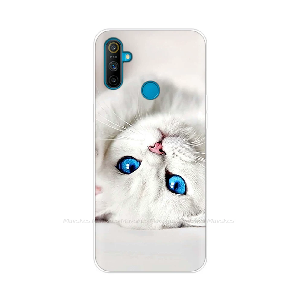 Чехол из силикона для OPPO Realme C3, мягкий TPU чехол для телефона OPPO