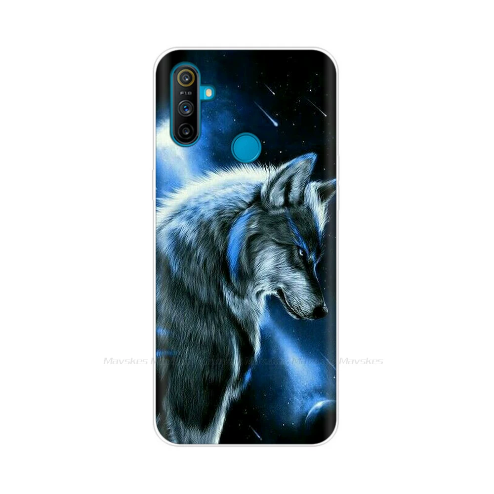 Чехол из силикона для OPPO Realme C3, мягкий TPU чехол для телефона OPPO