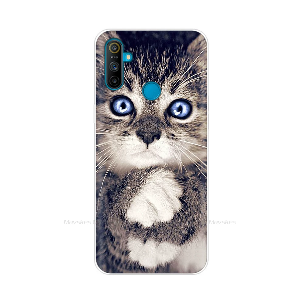 Чехол из силикона для OPPO Realme C3, мягкий TPU чехол для телефона OPPO