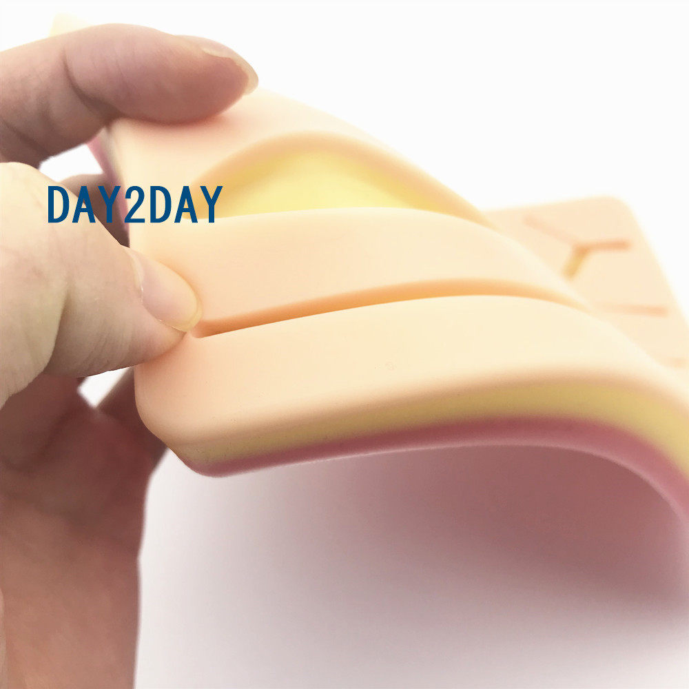 Y Traumatic Skin Suture Training model Pad with Wound silico