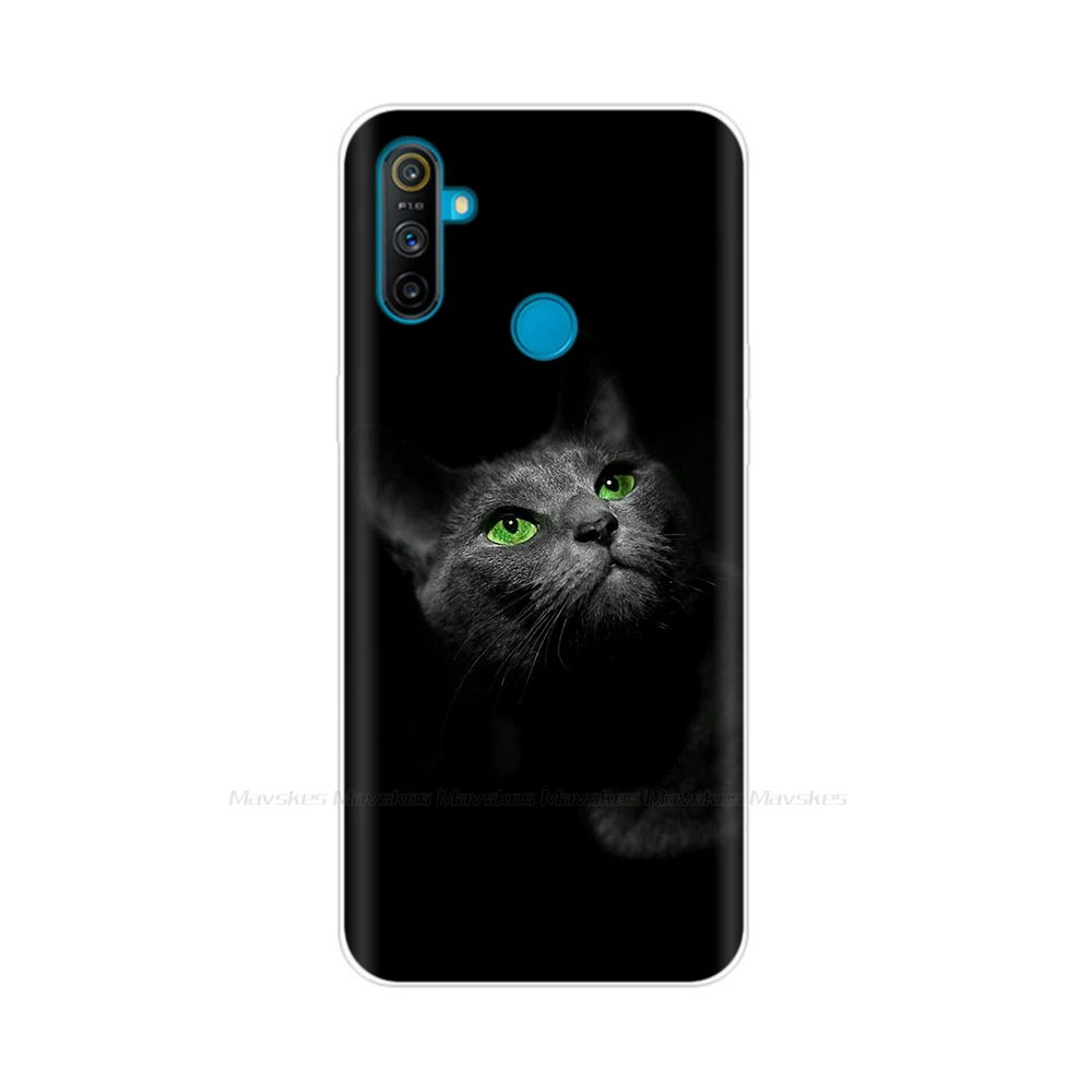 Чехол из силикона для OPPO Realme C3, мягкий TPU чехол для телефона OPPO