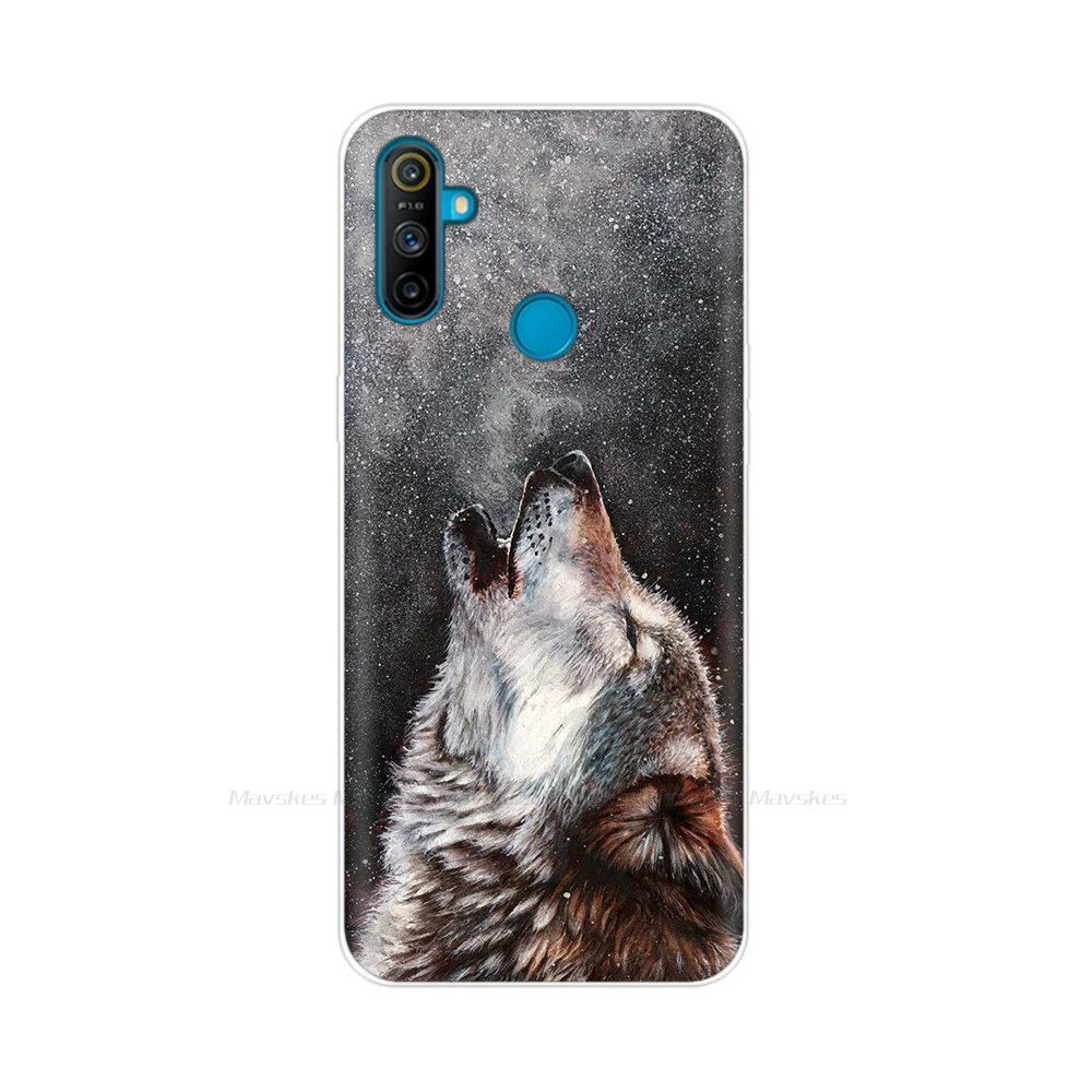 Чехол из силикона для OPPO Realme C3, мягкий TPU чехол для телефона OPPO