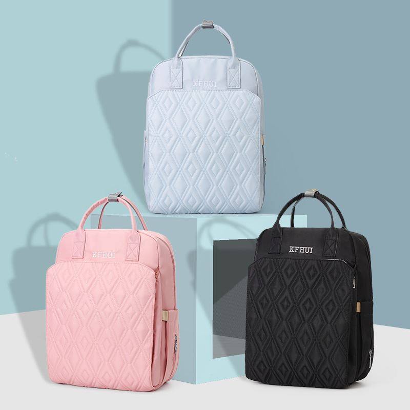 Mommy bag out of light mother and baby bag Summer multi-function large-capacity double shoulder bag to be covered with hand mommy bag