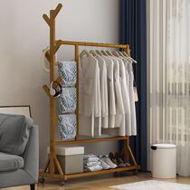 Post-wall landing clothes hanger cloakroom Dining Room Dorm Entrance clothes rack Multilayer storage Home Storage Racks