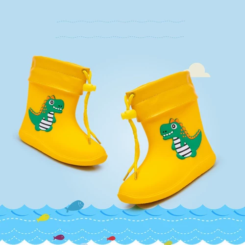 Детский дождевик, детские туфли для мальчиков, нескользящие летние водонепроницаемые сапоги для школьников для раннего возраста