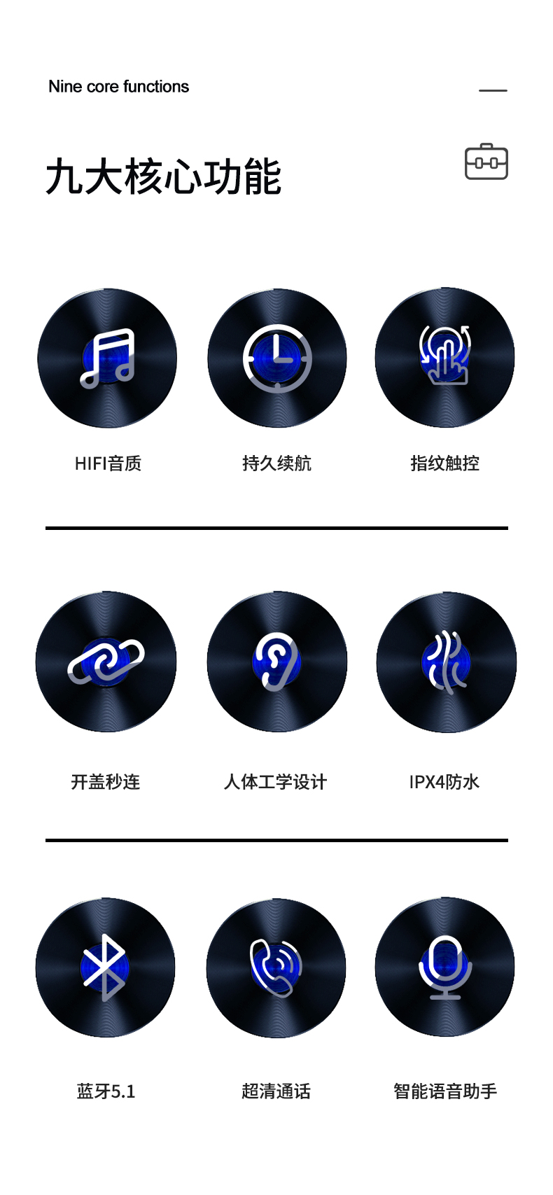 爱奇艺 入耳式降噪蓝牙耳机 蓝牙5.1连接 图3