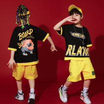 Childrens Street Dance Tide to Walk The Girl Cool Boy Hip Hop Performance Outfit Drum Performance Clothing Summer