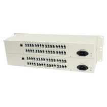 Rack-mounted 32-channel telephone optical transceiver 1 2-channel 100M network port PCM voice network optical transceiver