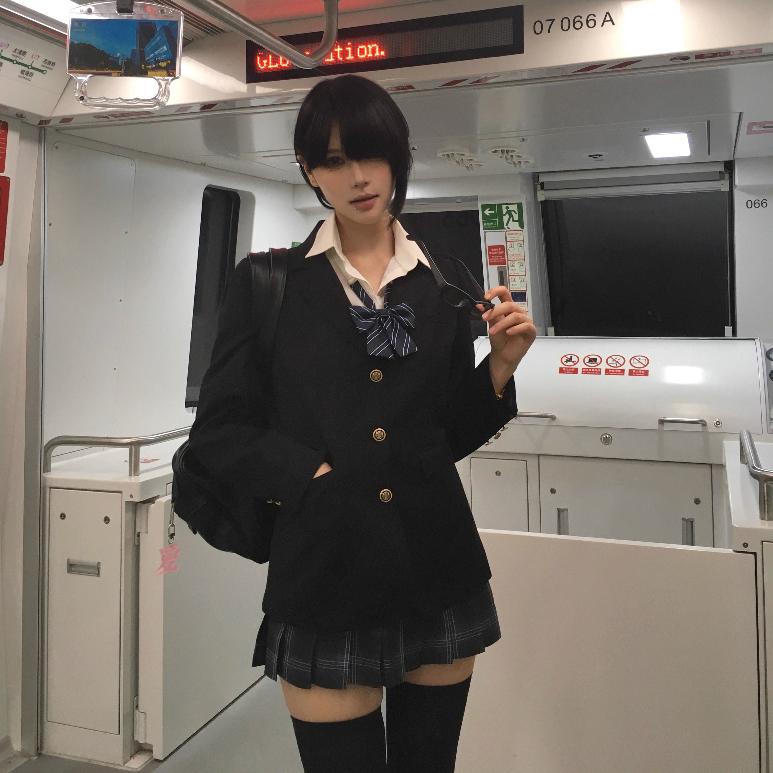Tsukimi-gaoka/Waist-cinching Suit Jacket, JK Style, Heavyweight 650g, College Style, Uniform, School Supplies Feel, Three-Button Jacket