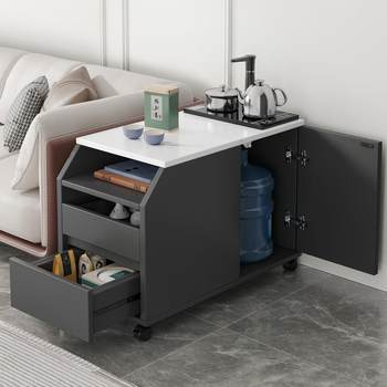 Sofa side cabinet light luxury living room mobile side corners simple modern storage cabinet side storage italian coffee table cabinet