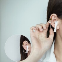 Bluetooth headset anti-loss ear clip asymmetrical Opal anti-drop ear bone clip AirPods wireless ear ornaments Temperament artifact