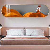 Light luxury bedroom bedside decorative painting modern simple living room sofa background wall painting master bedroom hanging picture round figure Europe and America