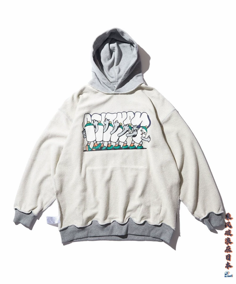 Часть spot NAUTICA X STACKS, тяжелый свободный двусторонний худи с капюшоном, подготовка Хасагава