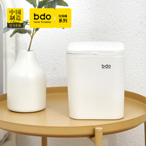 bdo flip small trash can desktop mini small number idea cute office living-room bedroom bed containing bucket