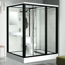 Overall shower room Bathroom Home Integrated Toilet Dry And Wet Separation Glass Moving Door Partition Bath Room Bathroom With Shower Room