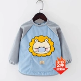 Детский демисезонный нагрудник, водонепроницаемое термобелье, фартук для еды, анти-грязь, сзади на завязках