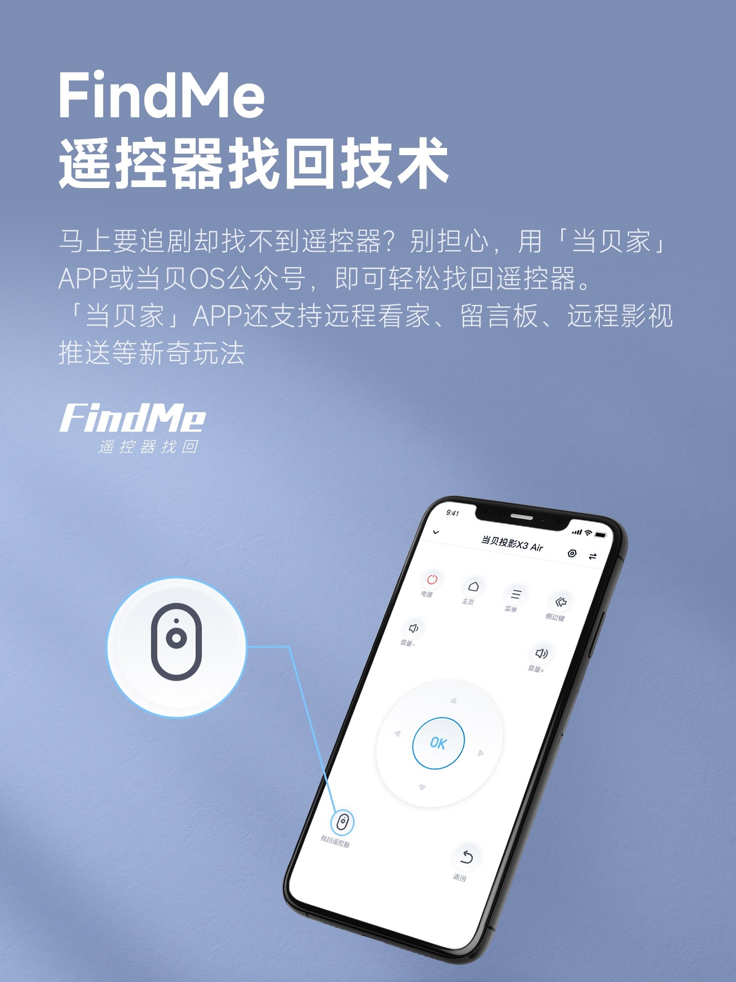 Dangbei Projector D2H/C2/D3X/H2/X3/M2S/F3/B1S/B3Pro/Max1 Box Remote Control