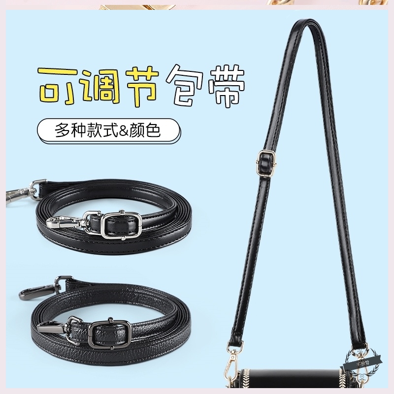 Black Bag Strap Adjustable Replacement Shoulder Bag Rope Strap Accessories Bag Accessories Replacement Crossbody Single buy Leather oblique cross