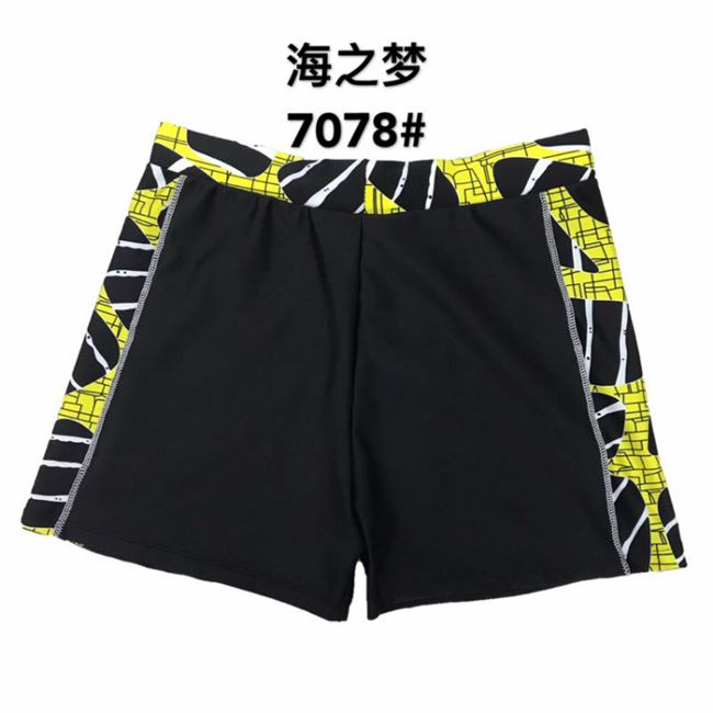 Quần bơi nóng mùa xuân boxer dành cho trẻ em của nam giới áo tắm nam giới áo tắm khô nhanh chống vụng về năm điểm dành cho người lớn áo tắm liền màu in áo tắm rời - Nam bơi đầm