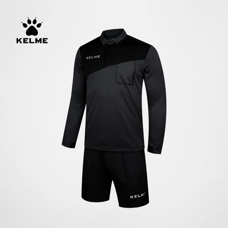 KELME Kalmi Long sleeves Referee Clothing Autumn Winter Training Sportswear Football Basketball Suit Professional Two Sets-Taobao